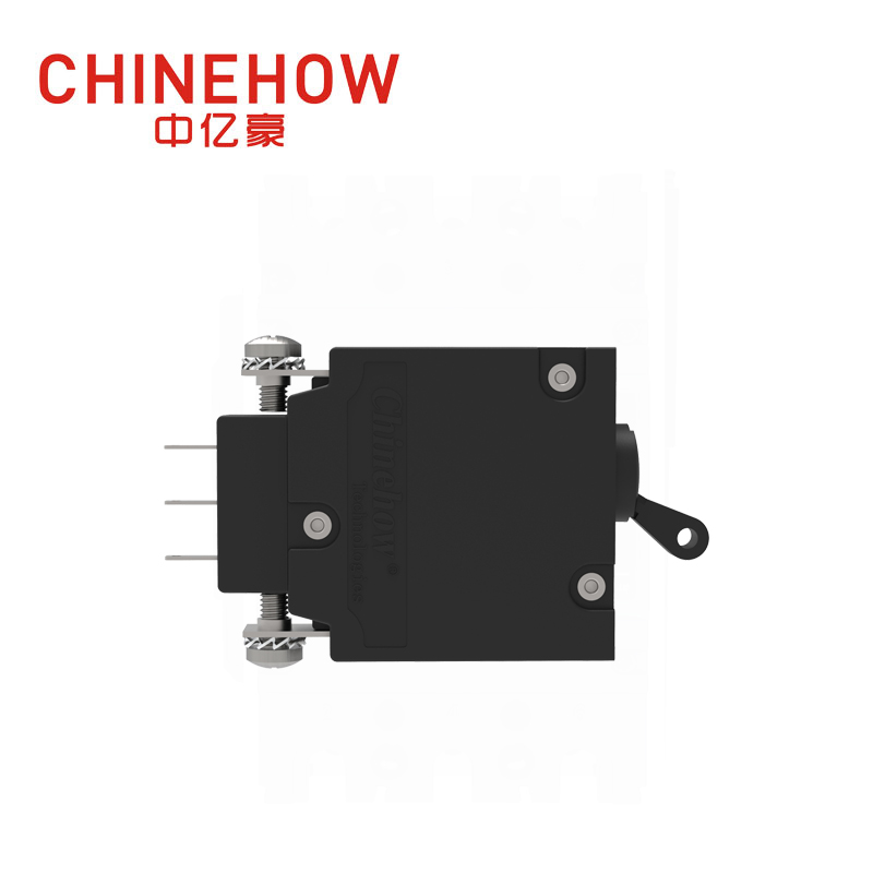 CVP-BM Hudraulic Magnetic Circuit Breaker Long Handle Actuator with M4 Screw Bus Auxiliary Switch 1P