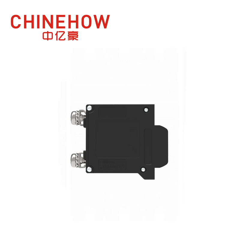 CVP-TH Hydraulic Magnetic Circuit Breaker Angle Rocker Actuator with Guard and M5 Screw Bus 1P 
