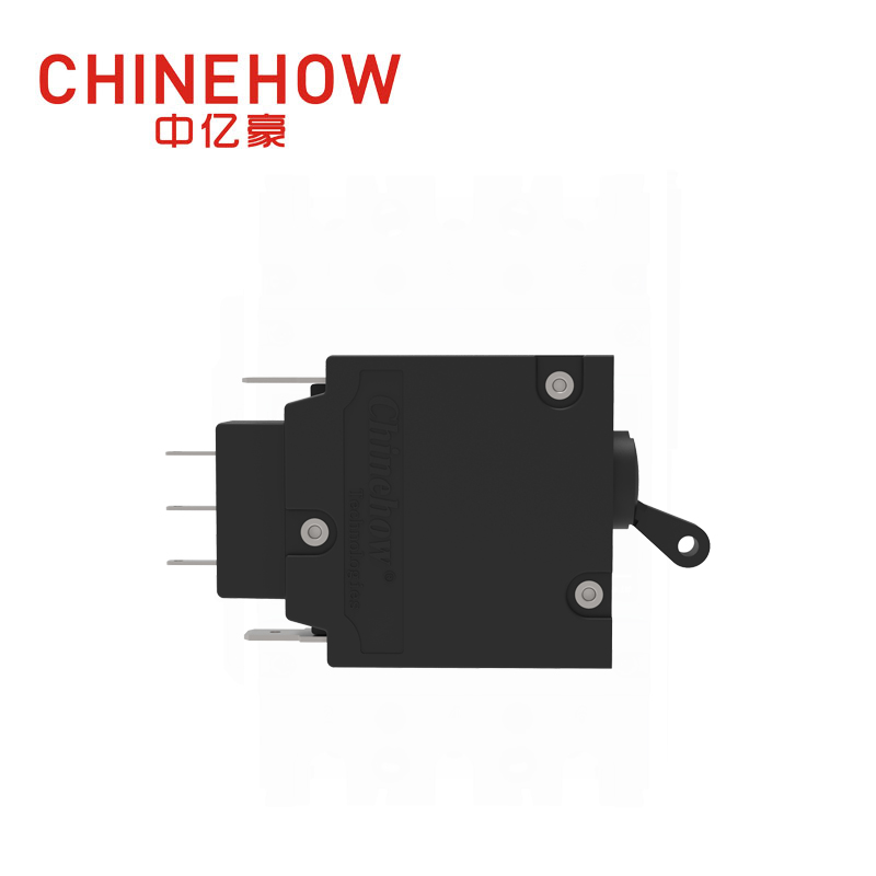 CVP-BM Hudraulic Magnetic Circuit Breaker Long Handle Actuator with Tab(Q.C.250) Auxiliary Switch 1P