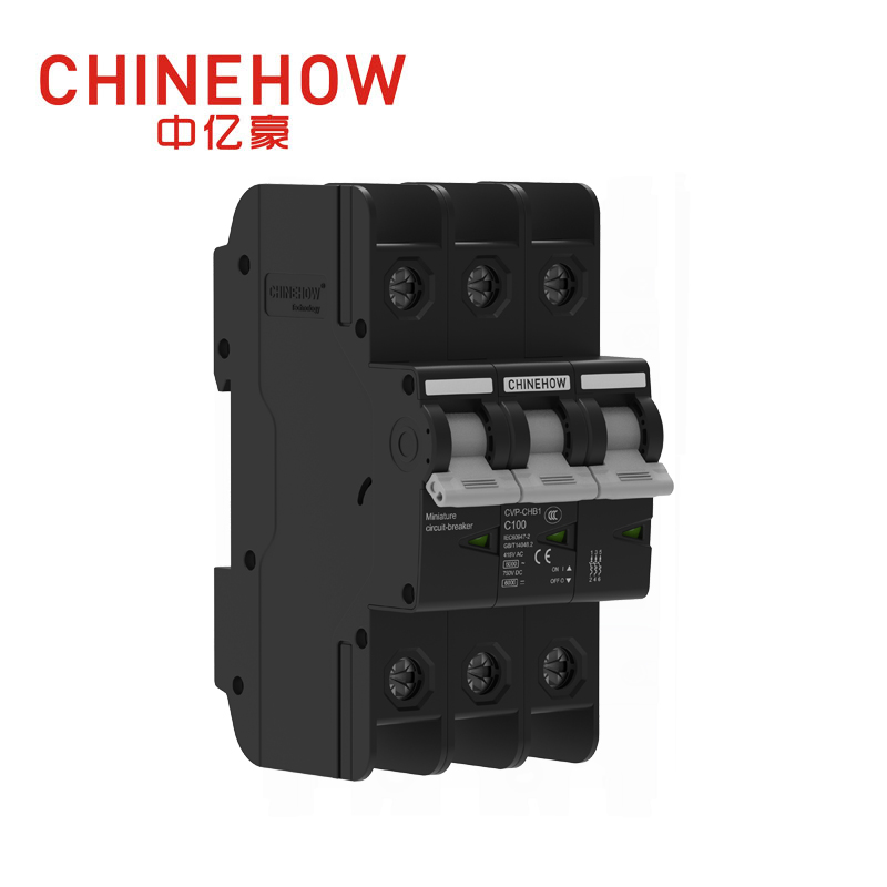 CVP-CHB1 Series 3P Black Miniature Circuit Breaker