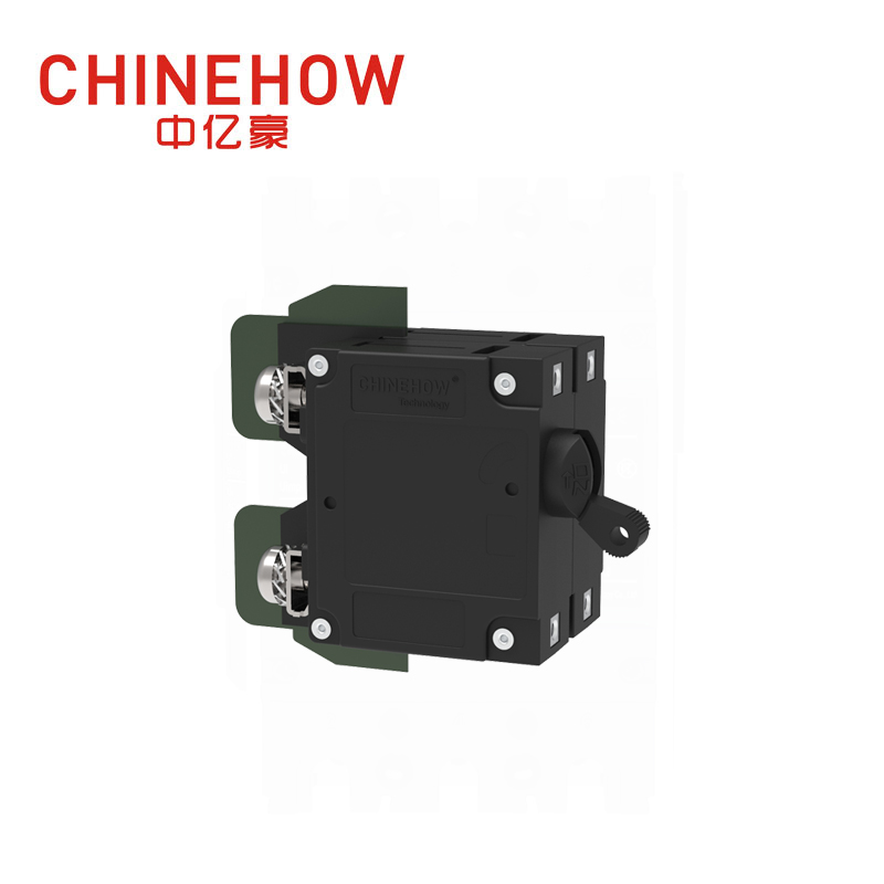 CVP-TH Hydraulic Magnetic Circuit Breaker Long Handle Actuator per Pole with M5 Screw Bus 2P 