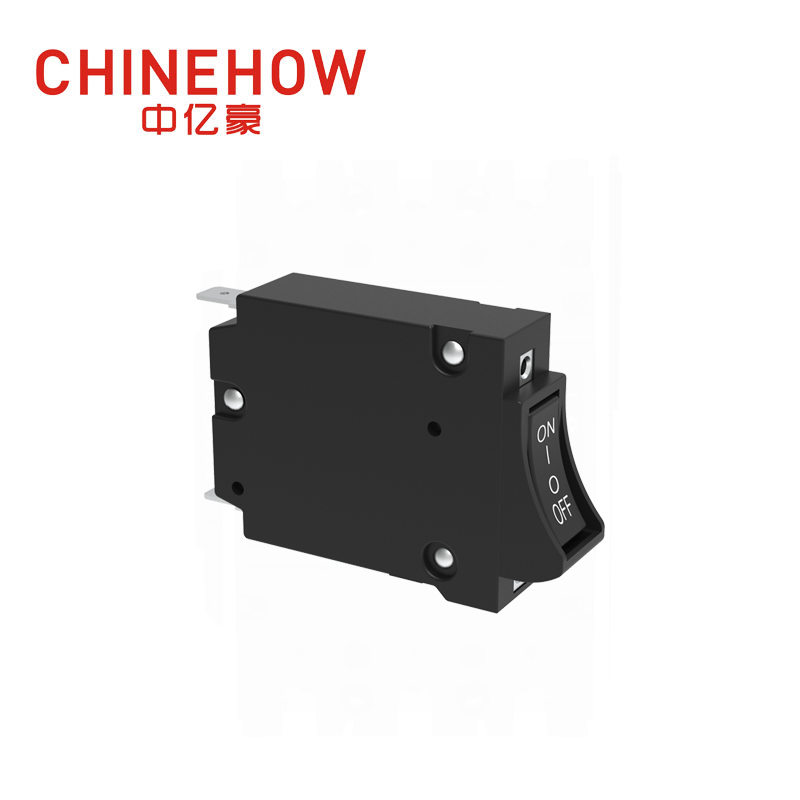 CVP-BM Hudraulic Magnetic Circuit Breaker Angle Rocker With Guard Actuator with Tab(Q.C.250) 1P 