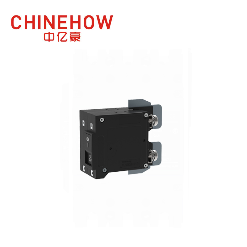 CVP-TH Hydraulic Magnetic Circuit Breaker Flat Rocker Actuator with M5 Screw Bus 2P 